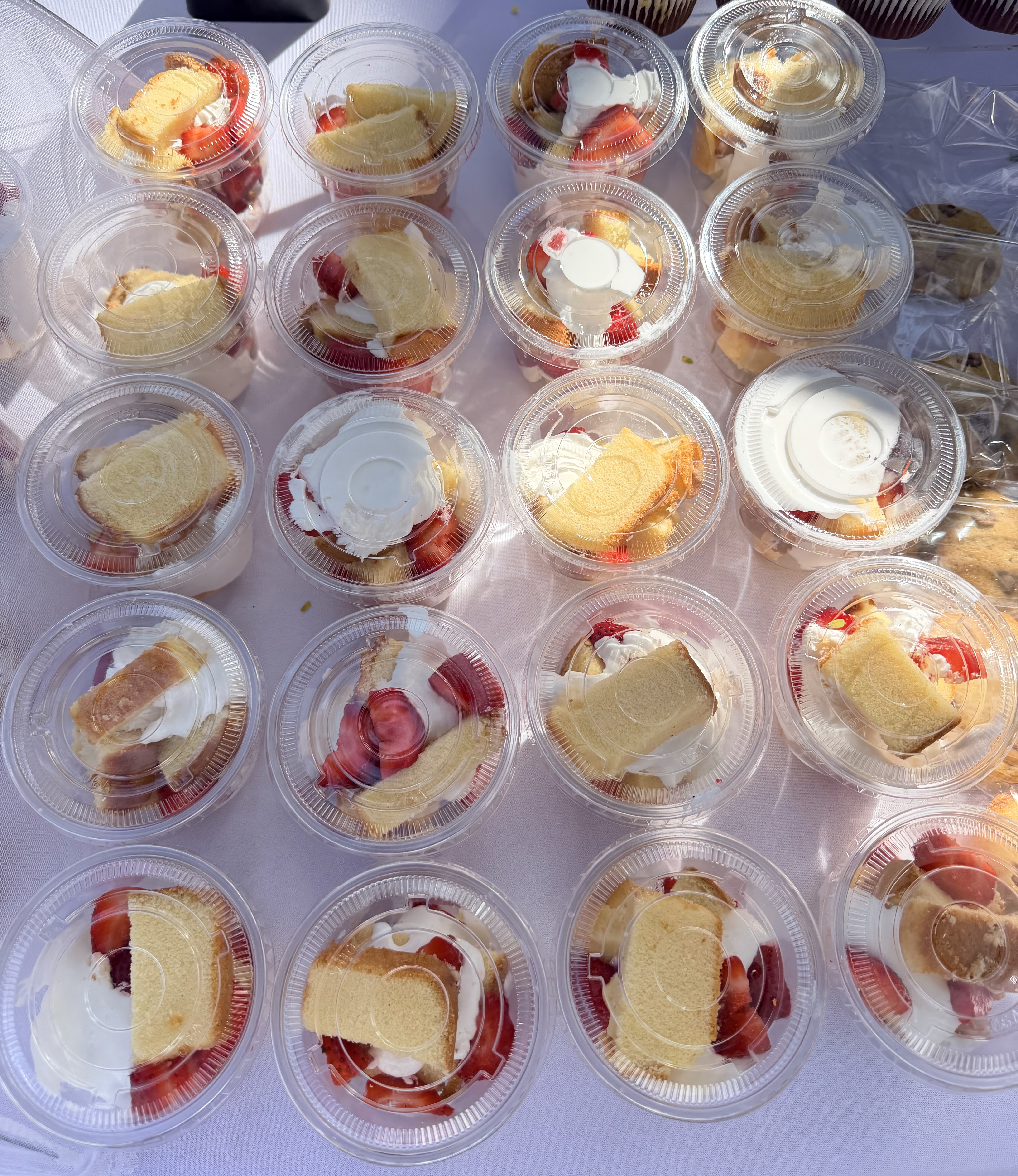 STRAWBERRY SHORTCAKE DESSERT CUPS