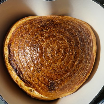 Red Heart Shaped Artisan Bread 