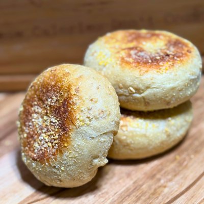 Sourdough English Muffins (4)