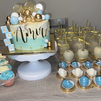 Themed Cake With 3 Dozen Matching Treats 