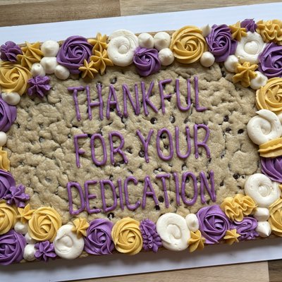 Half Sheet Cookie Cake