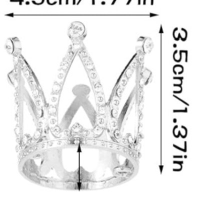 Mini Metal Crown 