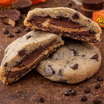 Stuffed Reese’s Cookies