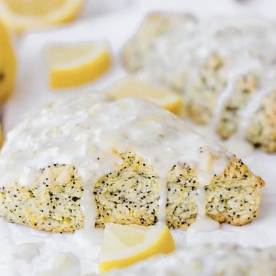 🍋Lemon 🍋Poppyseed Scones - 4 PK
