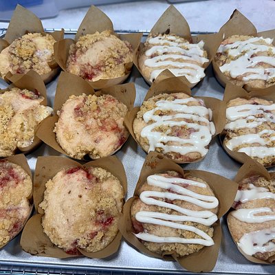 Strawberry Crumb Muffin