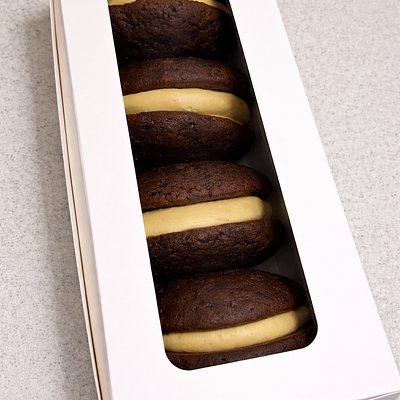 Chocolate Peanut butter Whoopie Pie 