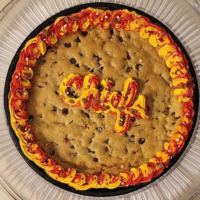 KC Chiefs Cookie Cake