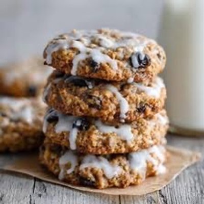 Bakery-Style Iced Oatmeal Raisin Cookies- 4 pack