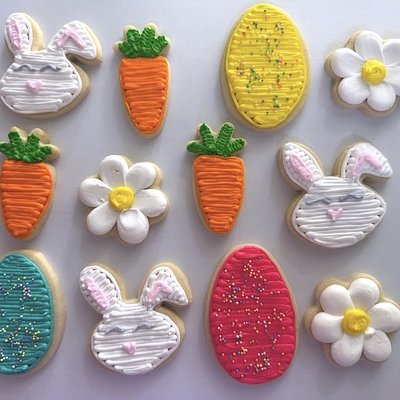 Decorated Easter Cookies
