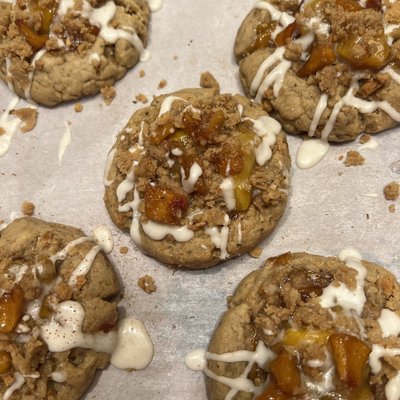 Peach Cobbler Cookies