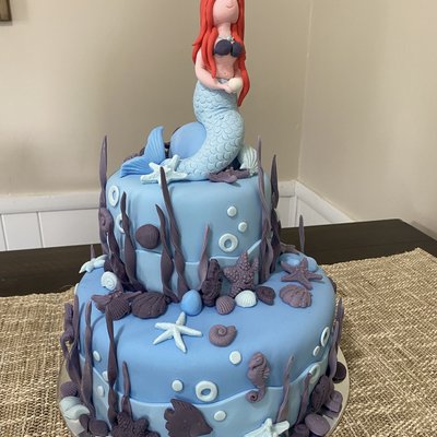 Round Layer Cakes With Fondant Icing