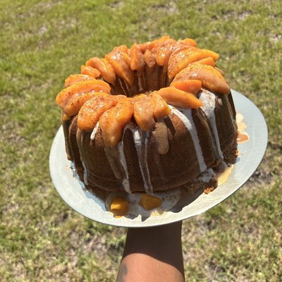 Peach Cobbler Pound Cake