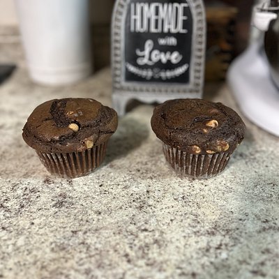 Jumbo Chocolate Peanut Butter Muffin