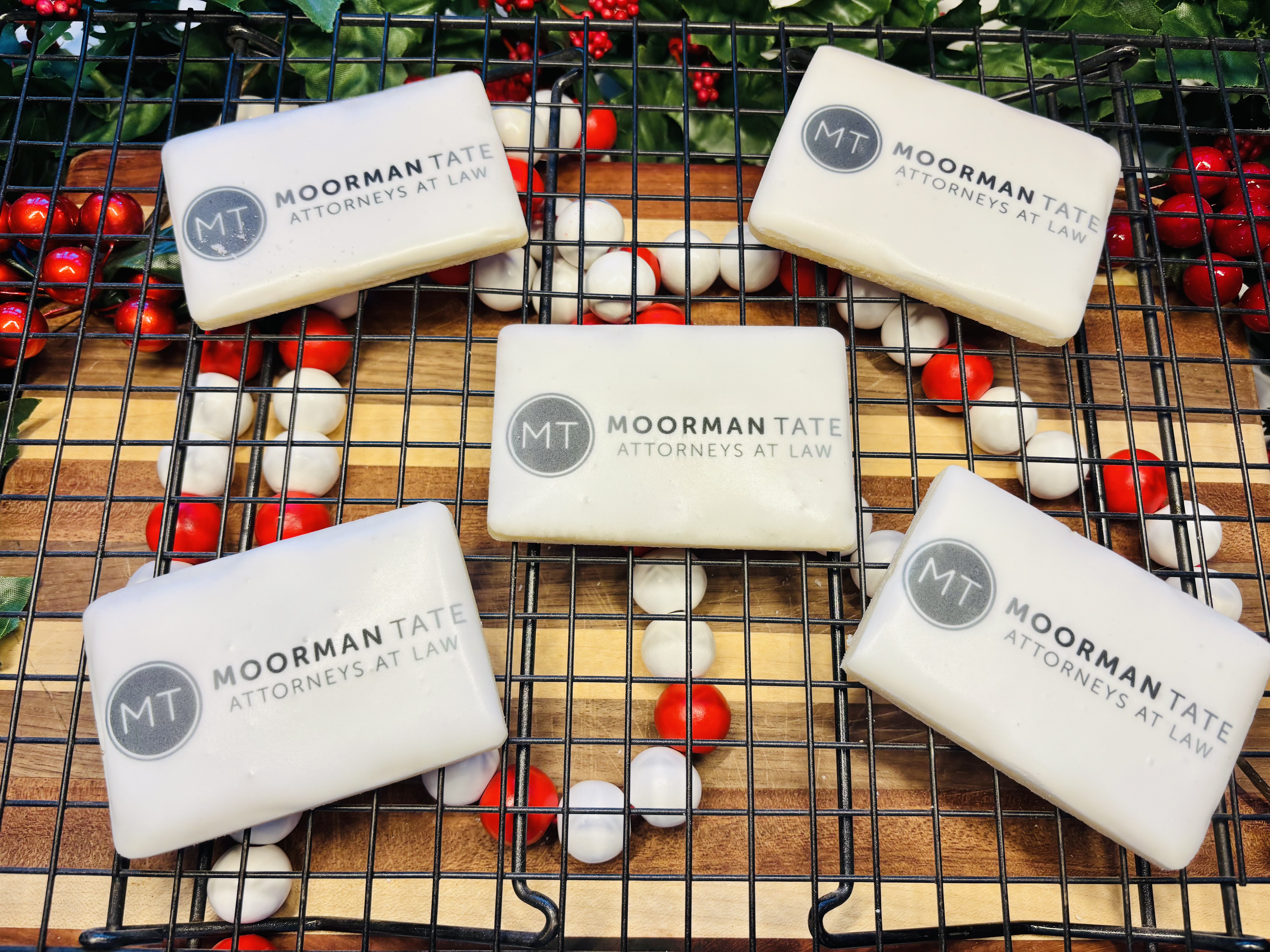 Custom Business Logo Printed Cookies 