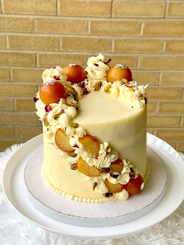 Gulab Jamun Cake