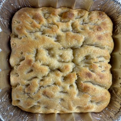 Roasted Garlic Sourdough Focaccia