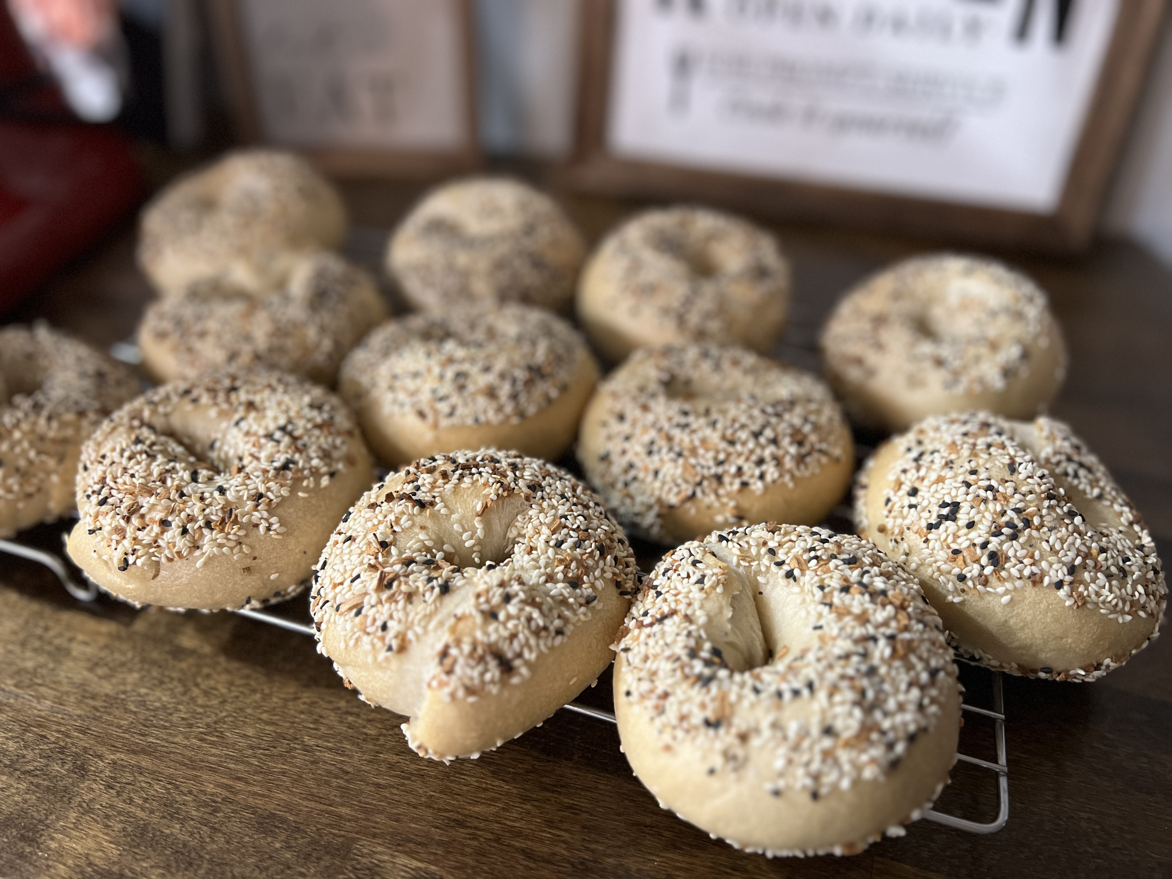Dozen Sourdough Everything Bagels