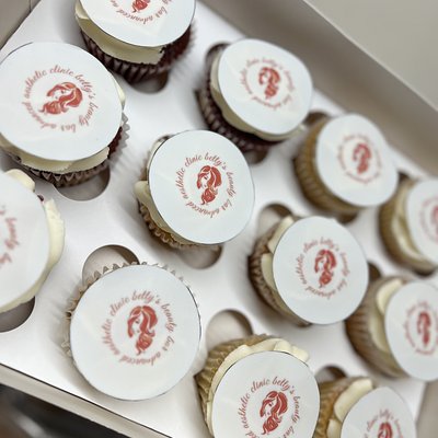 Business Logo Cupcakes 