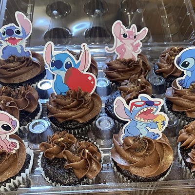 Stitch And Angel Cupcakes