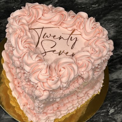 Custom Heart Cakes 