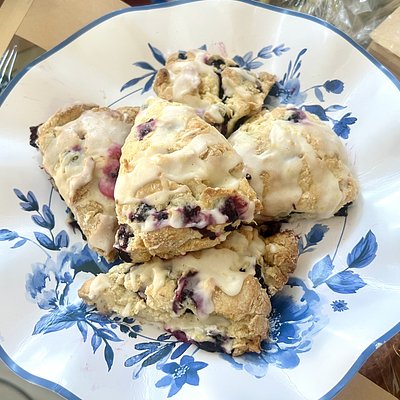 Lemon Blueberry Sourdough Scones (5-Pack) 柠檬蓝莓酸种司康