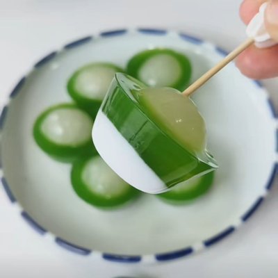 Pandan Logan Jelly - Small Tray