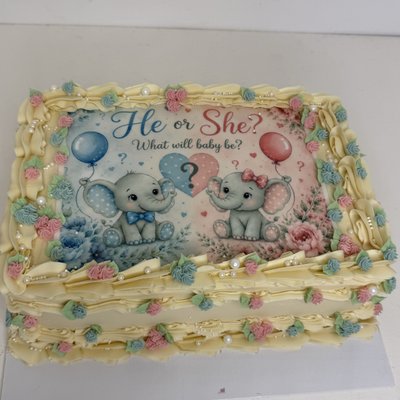 Custom Sheet Cake