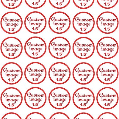 1.5” - 30ct Cupcakes Sheet