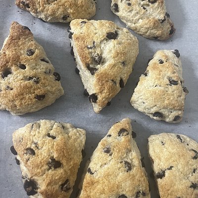 Sourdough Chocolate Chip Scones 4ct