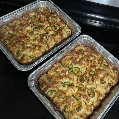 Cheddar jalapeño Focaccia  