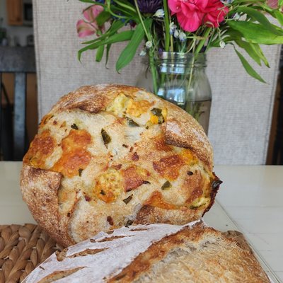 🌶Jalapeño Cheddar Sourdough