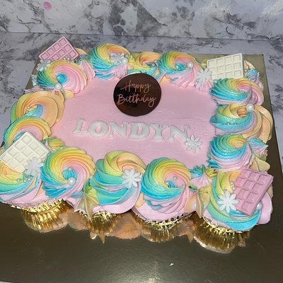 Mini Cupcake Sheet Cake