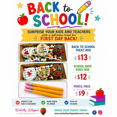 Back To School 3-Pack Pencil Pretzels