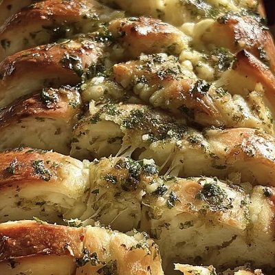 Cheesy garlic sourdough Bread 