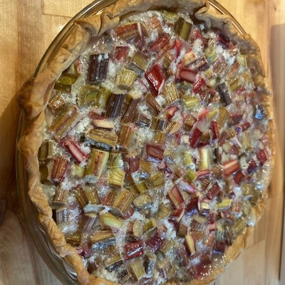 Rhubarb Pie(in Season)