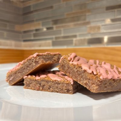 Pink Strawberry Brownies