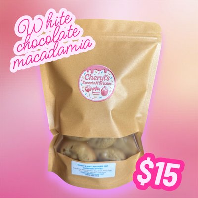 White Chocolate Macadamia Cookies