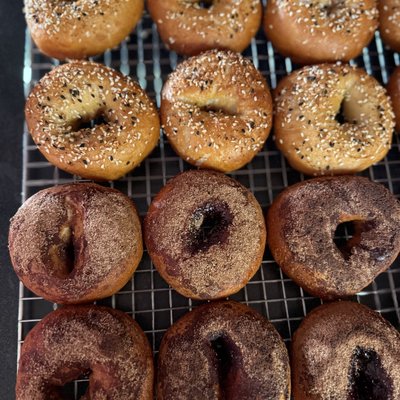 Sourdough Cinnamon Bagels