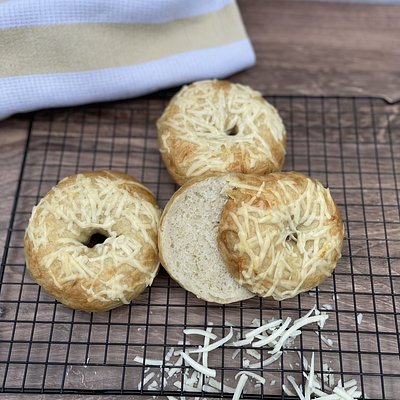 Asiago Cheese Bagels (6 Pack)