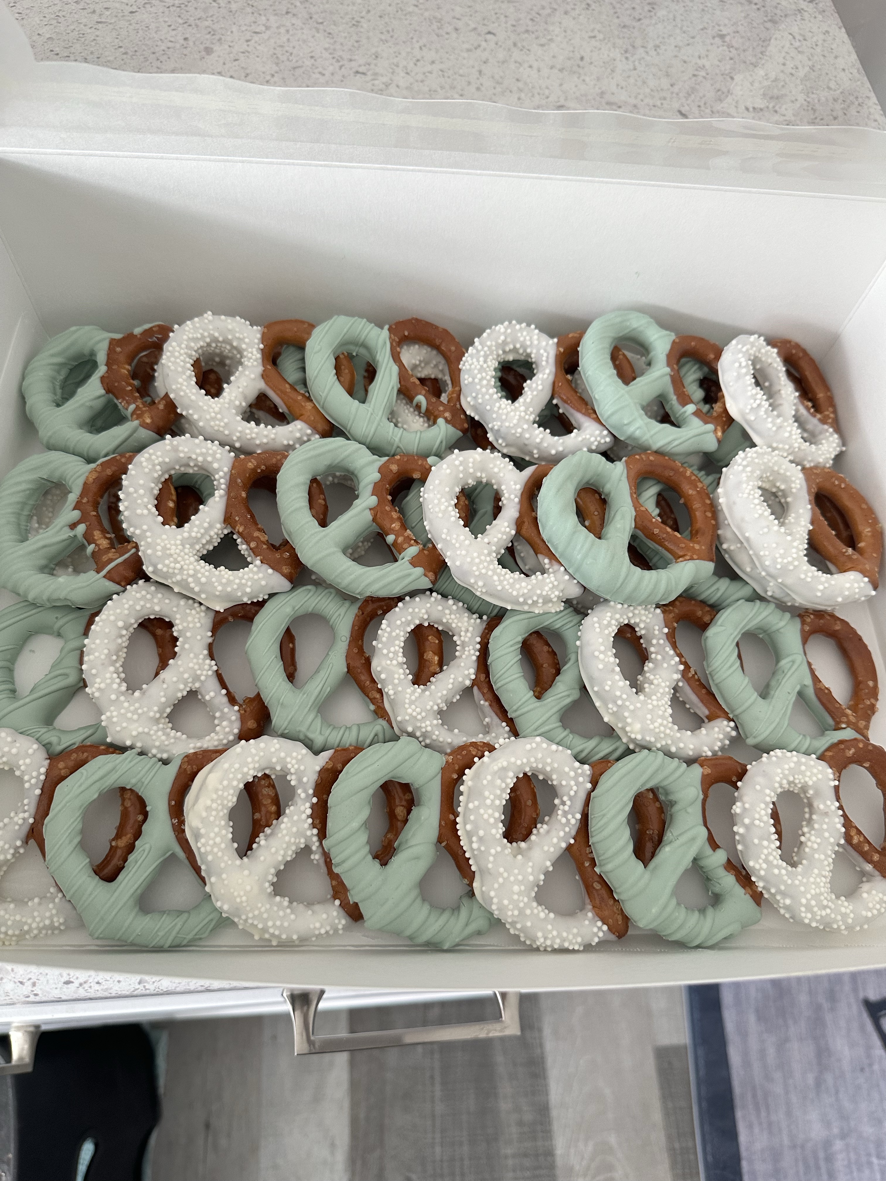 Custom Chocolate Dipped Pretzels