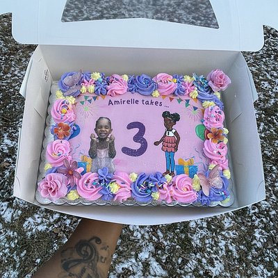 1/4 Sheet Cake 