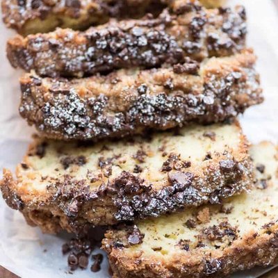 Sour Cream Chocolate Chip Crumb Quick Bread