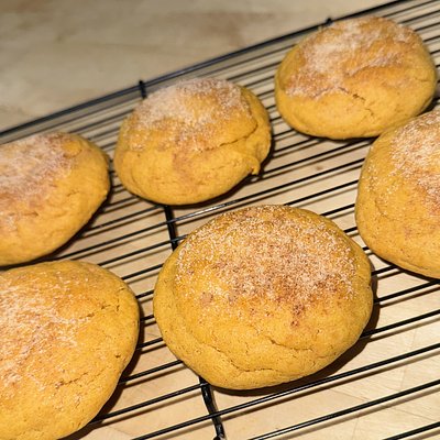 Half Dozen Pumpkin Snickerdoodle Cookies