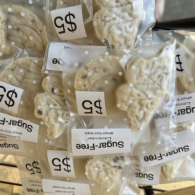 Vanilla Chai shortbread cookies 2ct