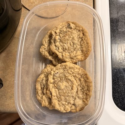 Gluten Free Oatmeal Chocolate Chip Cookies 