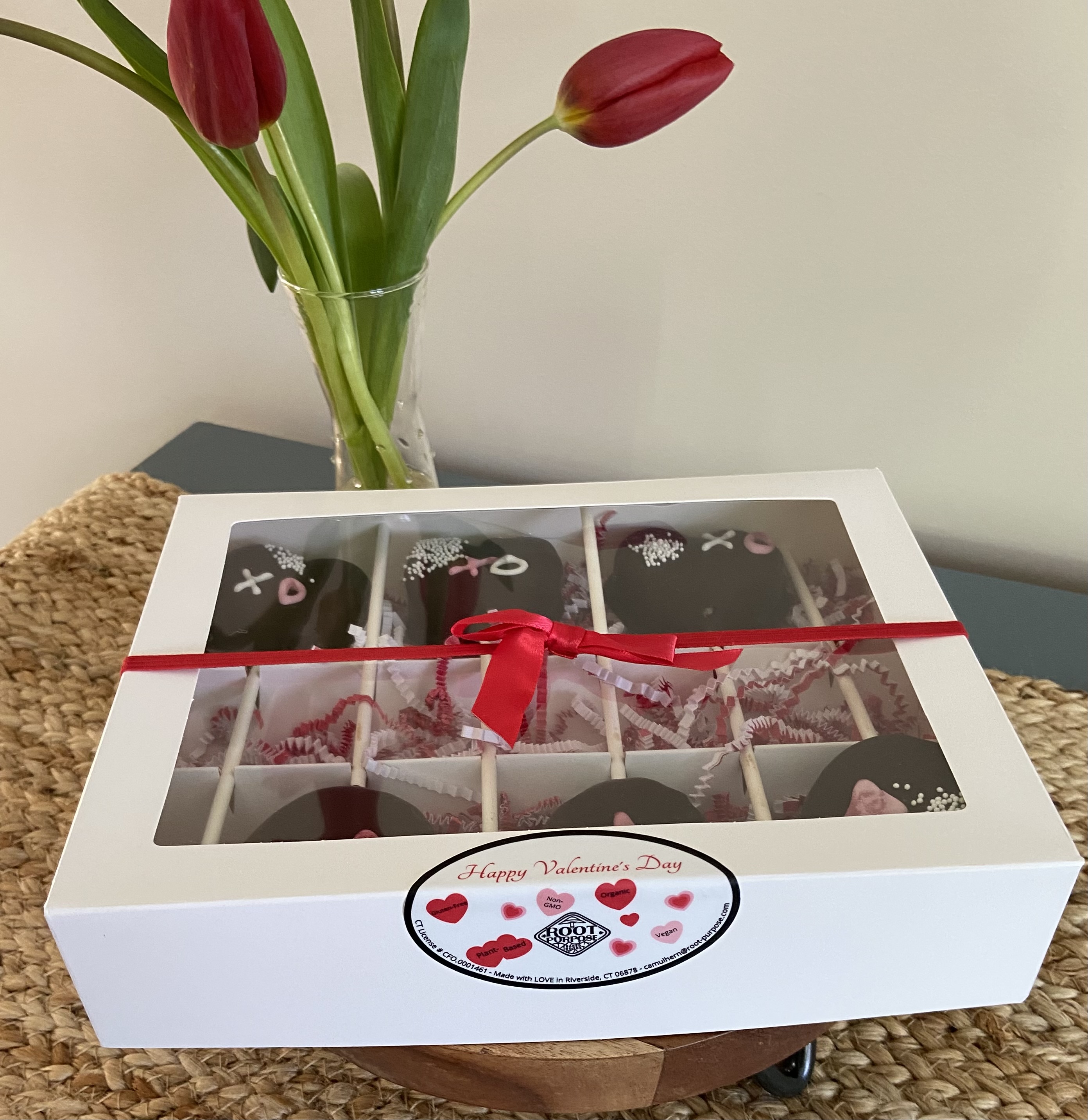Cake Pops Box Of 6: VEGAN & GLUTEN FREE