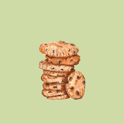 Oatmeal Crasin Cookie*dairy Free 1/2 Doz