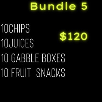 Custom Treats Bundle (5)