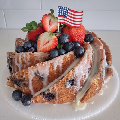 Lemon Blueberry Bundt Cake