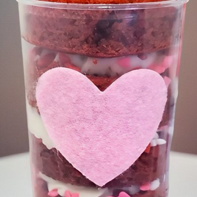 Valentines Cake Push Pop